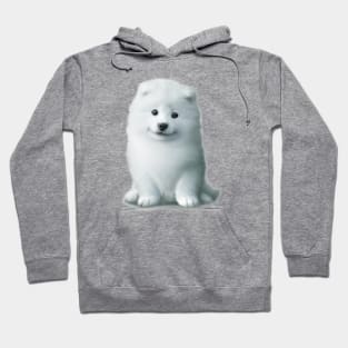 Cute Samoyed Drawing Hoodie